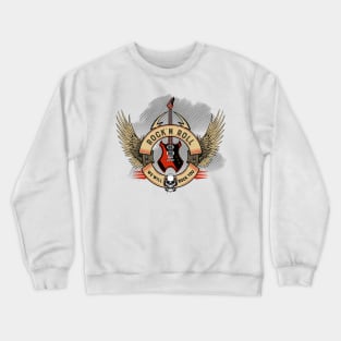 rock 'n roll Crewneck Sweatshirt